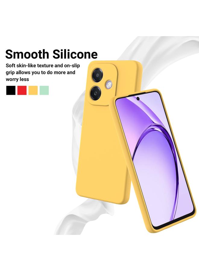 S-TOP Case For OPPO A3x Pure Color Liquid Silicone Shockproof Phone Case - Image 3