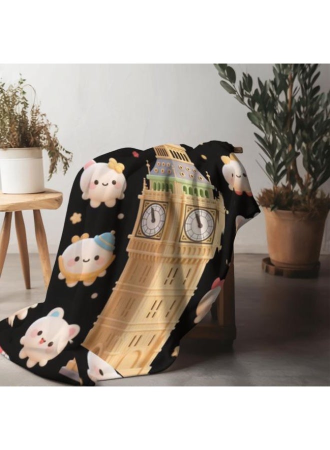 general Baby and children's cartoon flannel thin blanket (warm and comfortable, suitable for sleep, game use) 70cm*100cm - Image 5