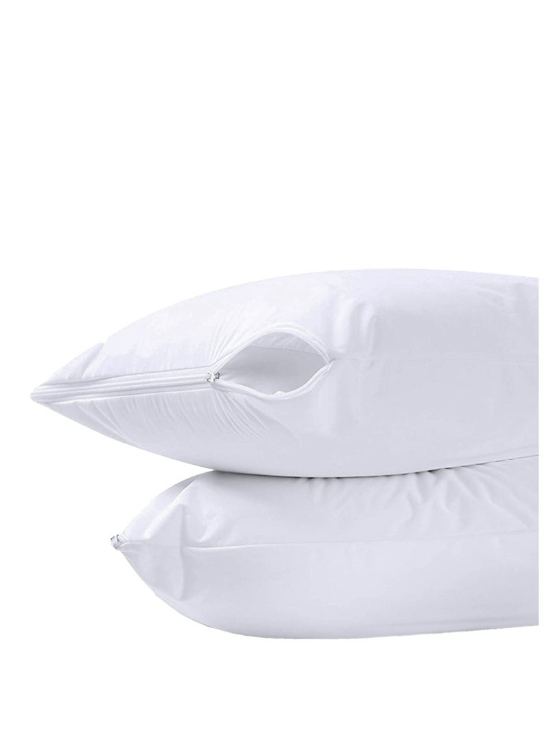 Banotex Cotton mattress protector in multiple sizes with 2 cotton pillowcase protectors - Image 3