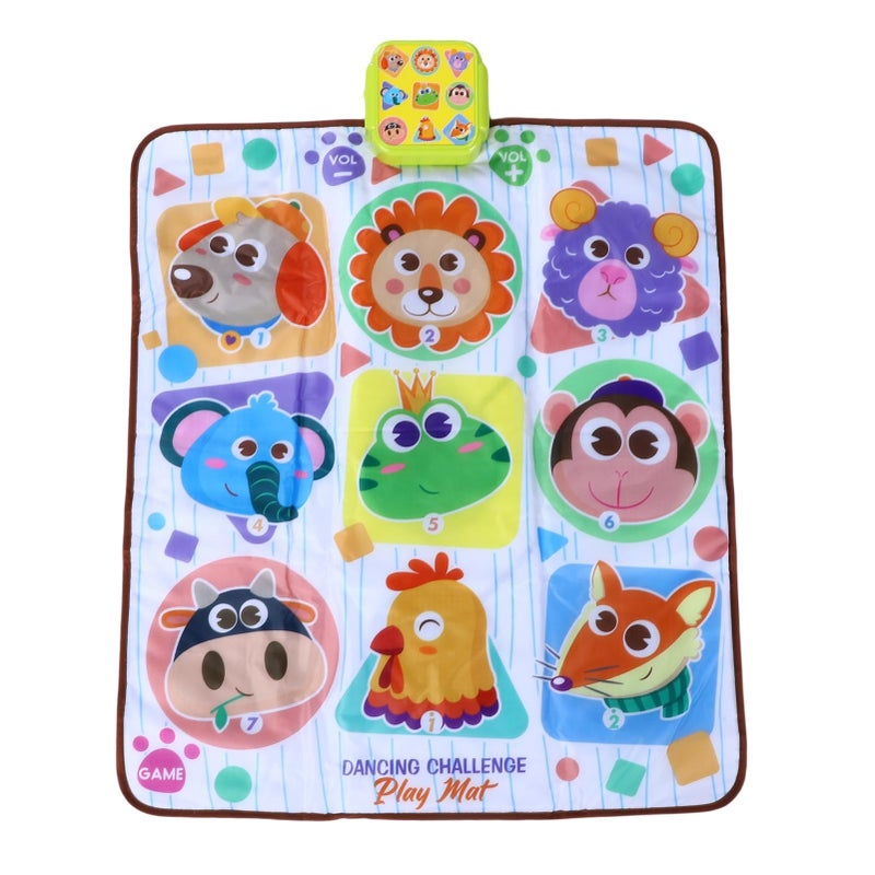 Electronic Light Up Dance Mat Anti Skid Base 3 Difficulty Levels Music Game Pad for Kids Indoor Play - Image 2