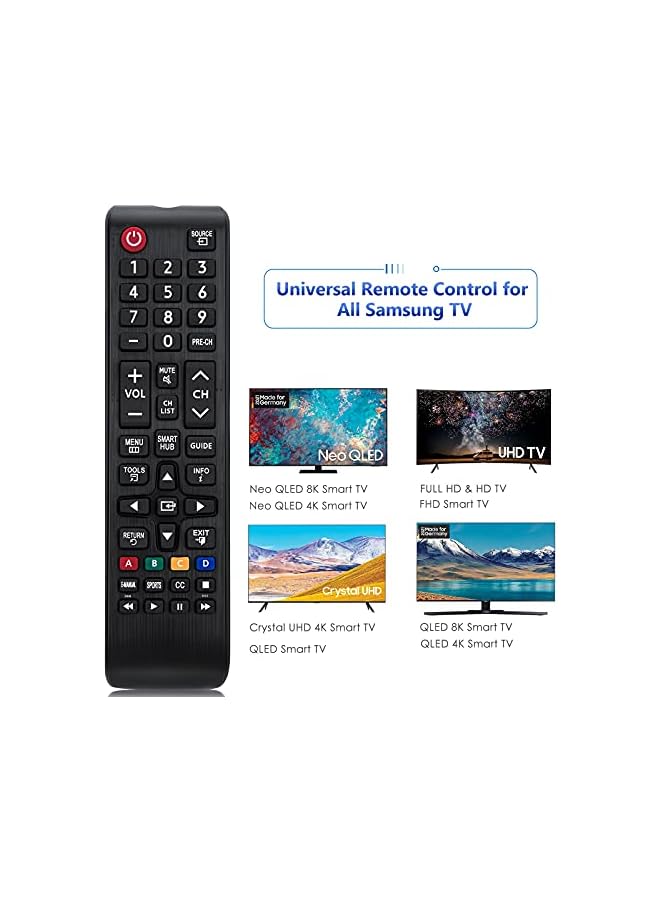ELTRAZONE Universal Remote Control for Samsung-Smart-TV-Remote Replacement Compatible for Samsung Smart/LED/LCD/HDTV/QLED/UHD/4K TVs BN59-01199F - Image 3