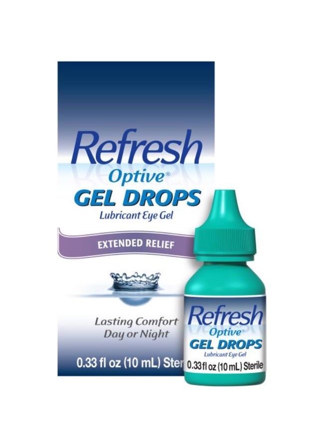 REFRESH Optive Gel Drops Lubricant Eye Gel, 0.33 Fl Oz (Pack of 1) Sterile, Packaging May Vary - Image 1