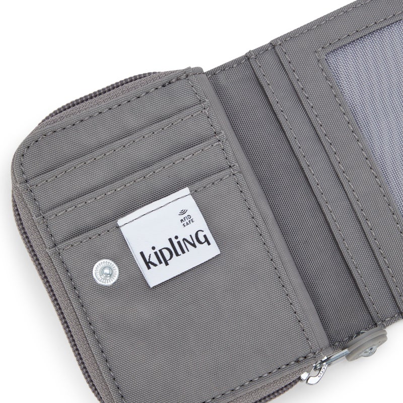 kipling Tops Inviting Grey Small Wallet - Image 5