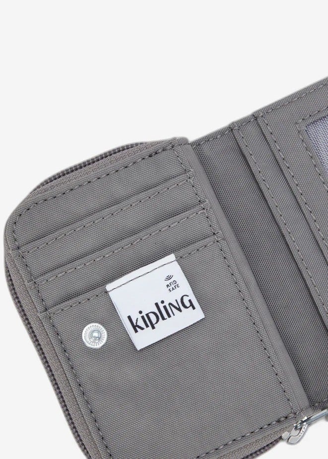 kipling Tops Inviting Grey Small Wallet - Image 5