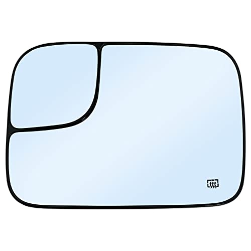 SKARUMMER Driver Left Side Blind Spot Mirror Replacement for 2005 2006 2007 2008 Dodge Ram 1500 2500 3500 Mirrors - Side View Heated Convex Mirror Glass 5161011AA - Image 1