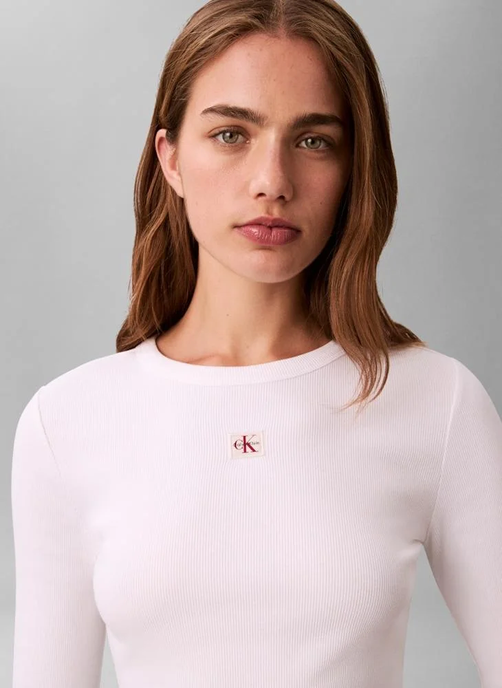 Calvin Klein Jeans  Logo Crew Neck T-Shirt for Women | Best Price UAE