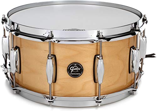 Gretsch Renown Series Snare Drum-6.5 Inches X 14 Inches Gloss Natural (RN2-6514S-GN) - Image 4