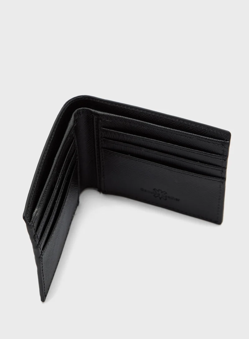 Robert Wood Genuine Leather Casual Bi-Fold Wallet