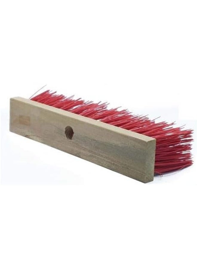 Royal Apex Sweeping Brush With Stick Head Stiff Bristle Hard Outdoor Broom Garden Yard Sweeper 30 Cm (Set Of 1)  - Image 3