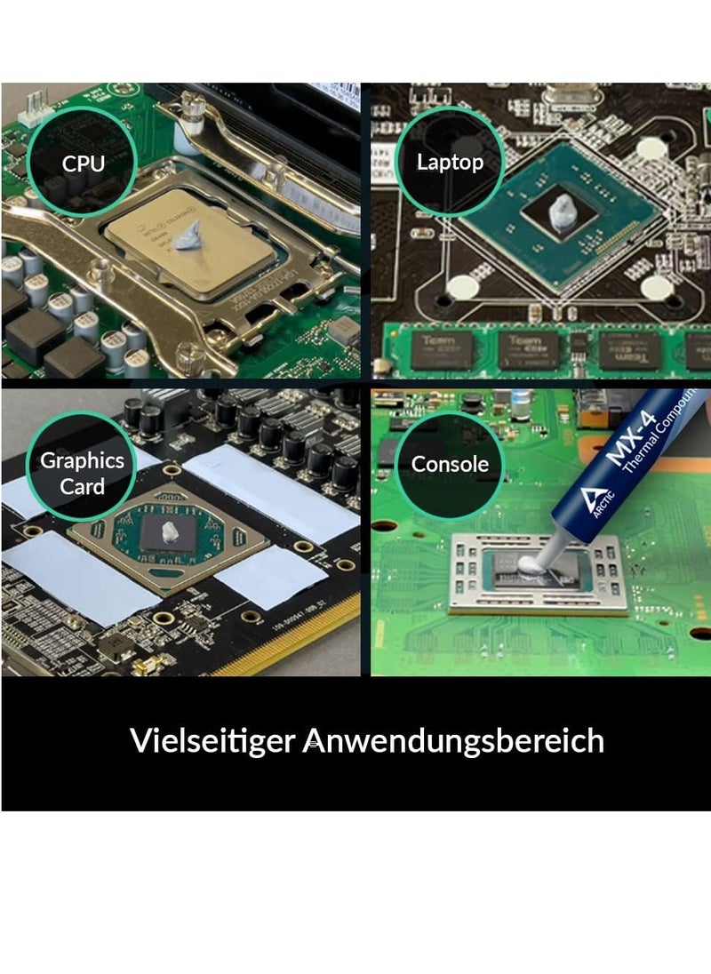 ARCTIC MX-4 (4g) - High Performance Thermal Paste for All Processors (CPU, GPU - PC, PS4, XBOX), High Thermal Conductivity, Safe Application, Non-Conductive, Non-Capacitive - pzsku/ZF900D8FC54ADCB6F488CZ/45/_/1736165772/8eeac1a5-7cec-4691-9622-6918ad8a75ee