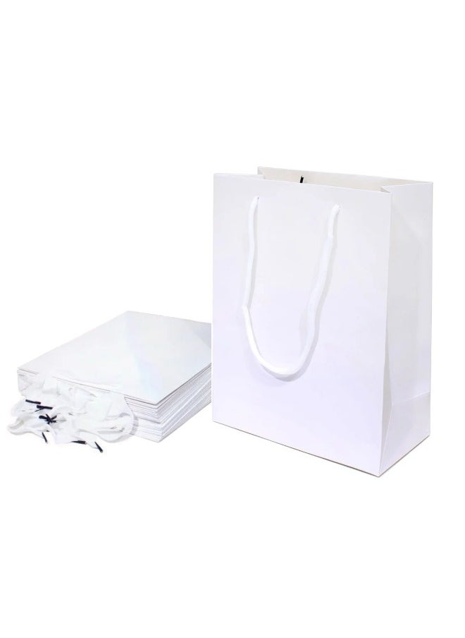 PRIMA 6 Piece Gift Bag Set 24.5x19.5x9.5 Cm White  - Image 1