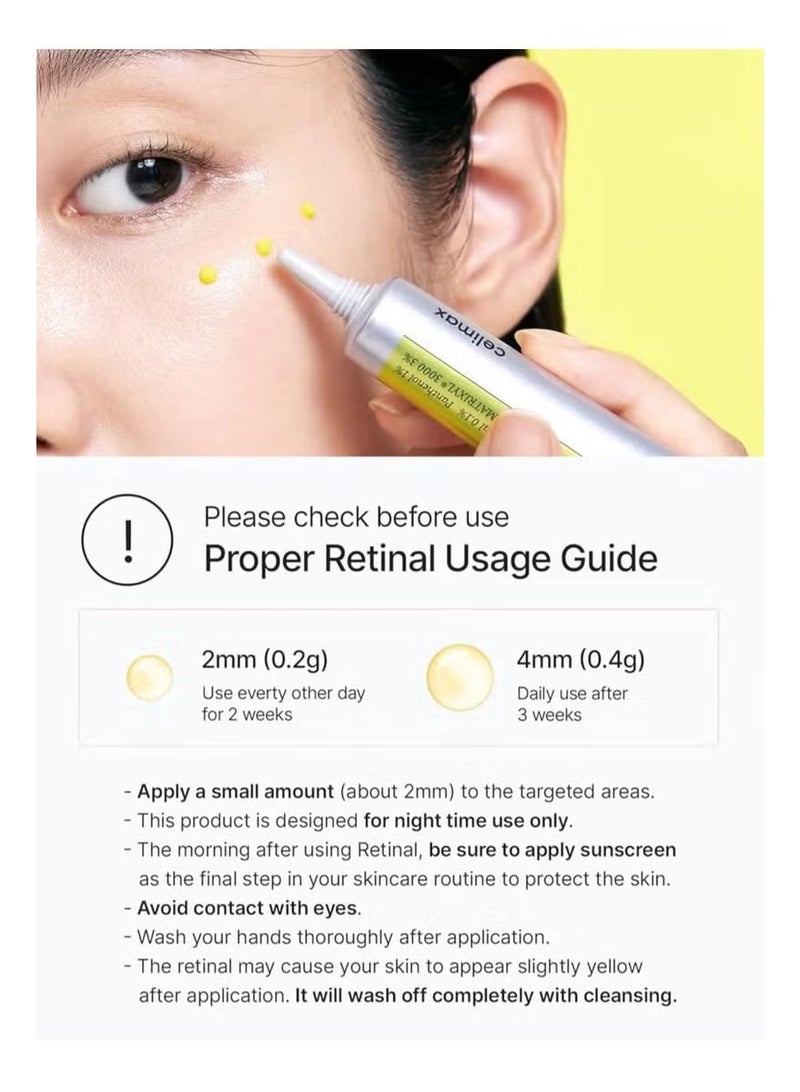 Celimax Retinal Tightening Booster Serum 15ml x2, 2-Pack – Firming, Anti-Wrinkle, Anti-Aging & Pore Care - Image 5