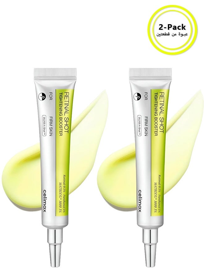 Celimax Retinal Tightening Booster Serum 15ml x2, 2-Pack – Firming, Anti-Wrinkle, Anti-Aging & Pore Care - Image 1