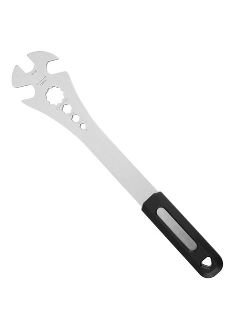 Bike Pedal Wrench, Bicycle Pedal Removal Tool with Extra Long Handle for Efficient Repair of Road and Mountain Bikes, Multi-use 15mm,9/16 Pedal Removal Tool and 10mm/8mm/6mm Hexagon Hole
