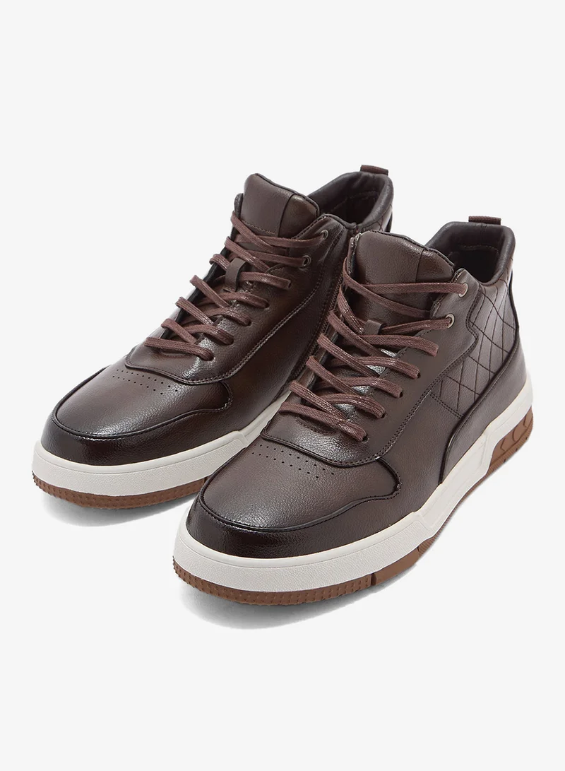 Robert Wood  Smart Casual High Top Sneakers for Men | Best Price UAE