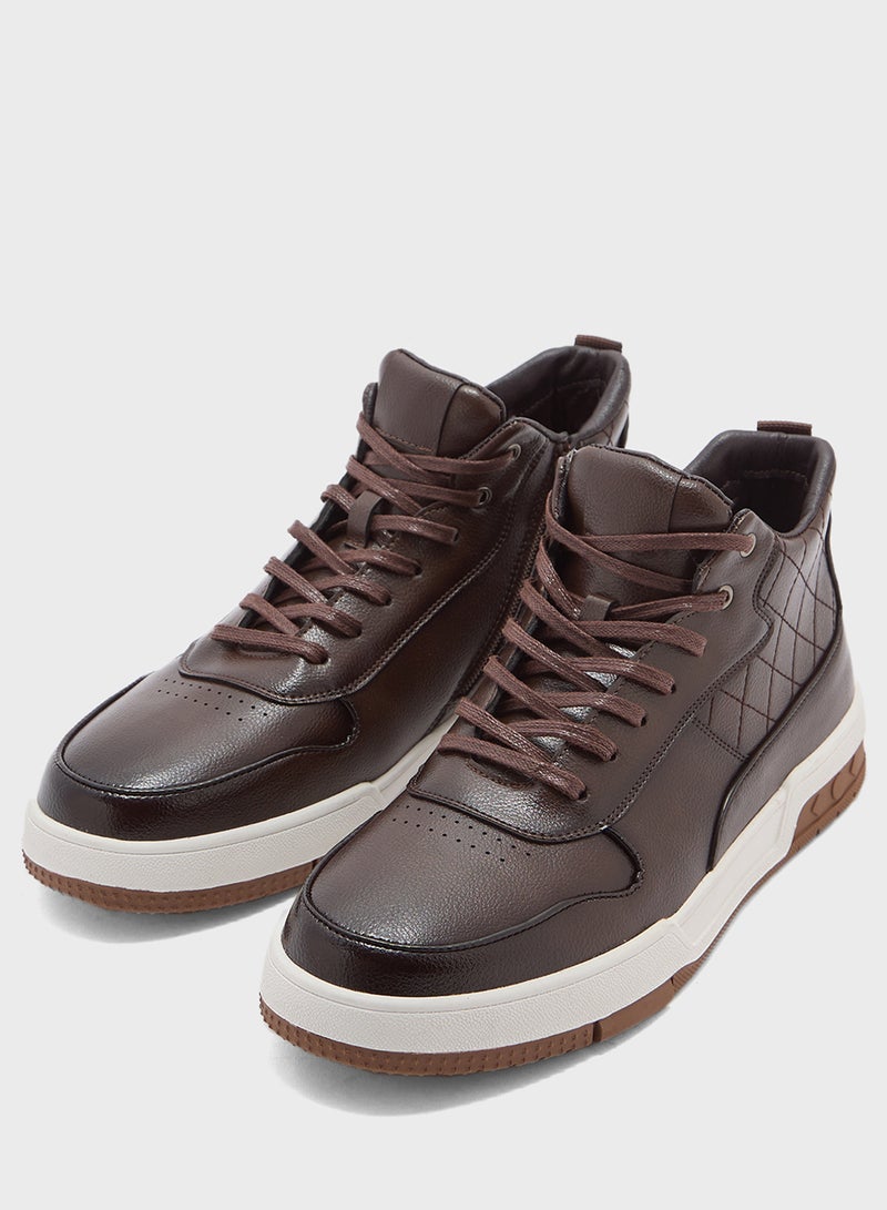 Robert Wood Smart Casual High Top Sneakers  - Image 4