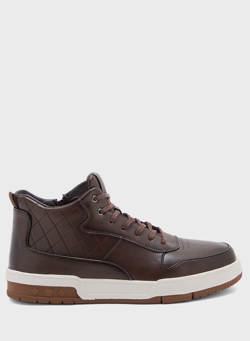 Robert Wood Smart Casual High Top Sneakers  - Image 1