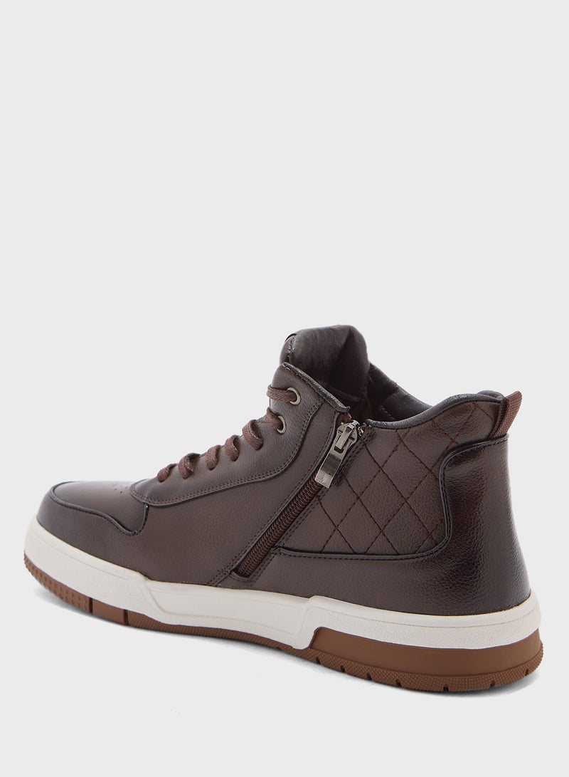 Robert Wood Smart Casual High Top Sneakers  - Image 2