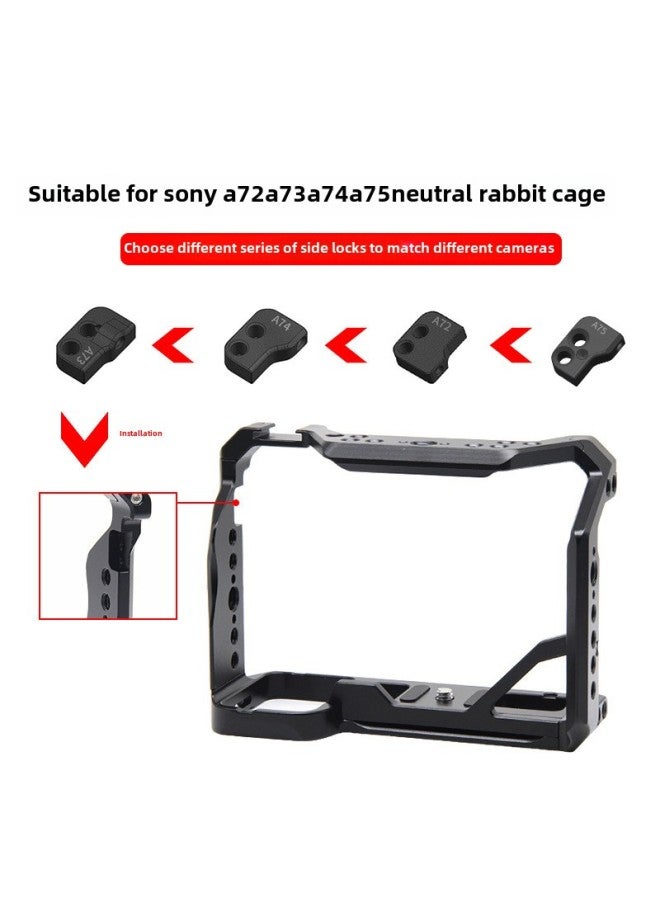 مناسبة لكاميرا A7M4 قفص الأرانب A7R5 مايكرو مفرد للتصوير المباشر حامل ثلاثي عمودي A7M3 ملحقات-اللون: نموذج سلسلة A7m2 - Image 3