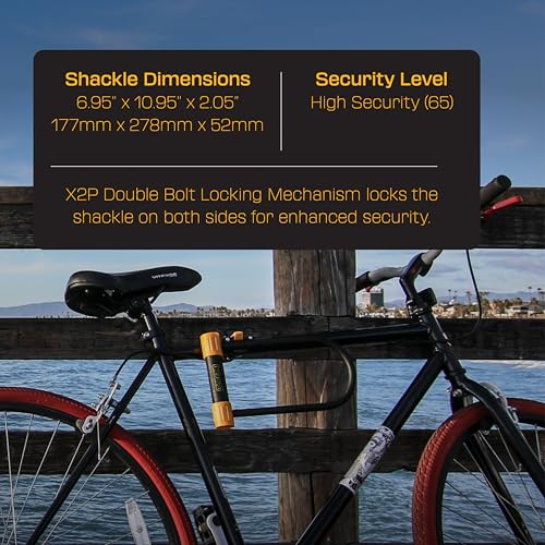 OnGuard Bulldog STD U-Lock, Black/Yellow - Image 5