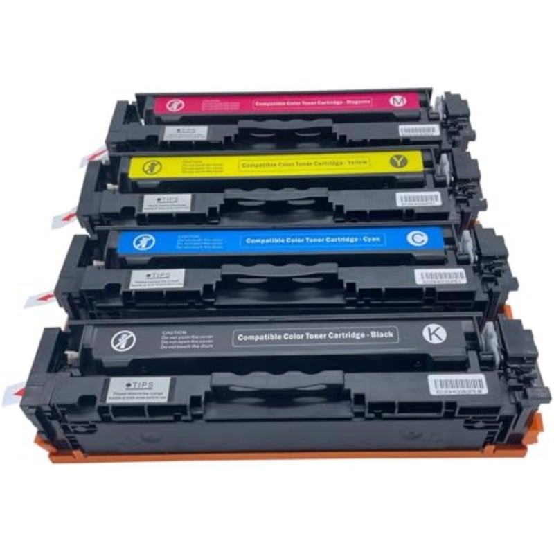 045 مجموعة كومبو كاملة خرطوشة حبر متوافقة مع Canon i-Sensys MF635Cx، MF631Cw، MF633Cdw، LBP613Cdw، LBP611Cn - Image 1