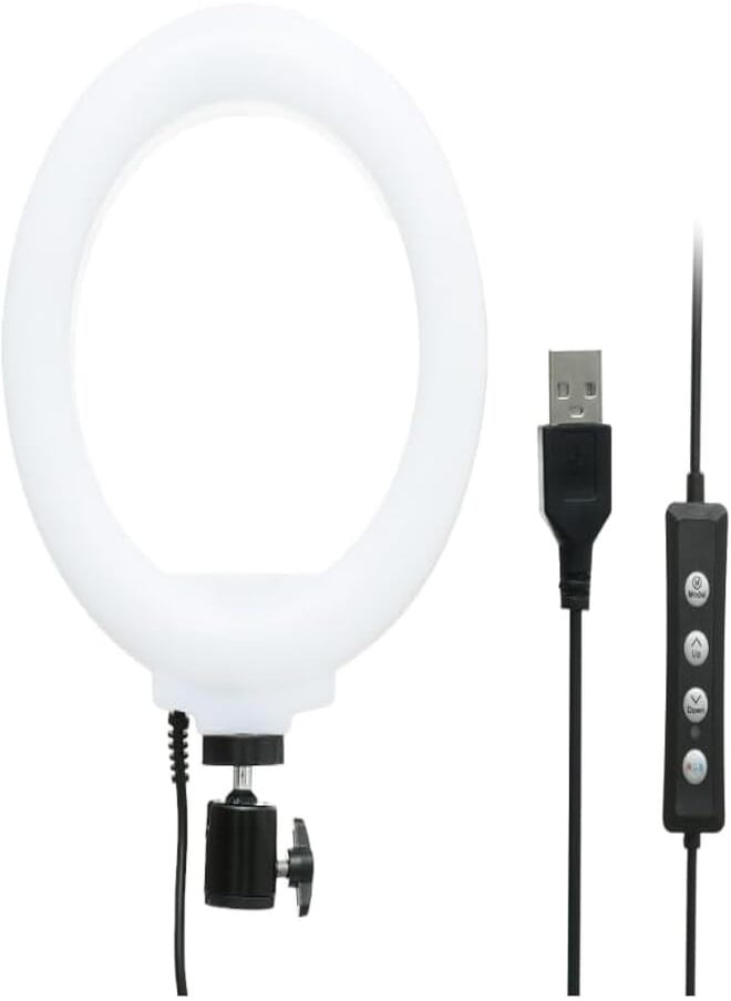 Generic 3D16 RGB Adjustable Ring Light With Multiple Colored Lighting LED And Night Core Extreme Perfect For Photoshoots 16 CM - Multi Color 