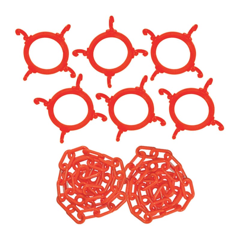 Mr Chain Cone Chain Connector Kit Traffic Orange 97413KIT