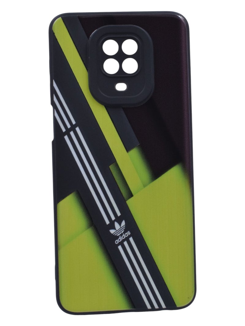 Adidas Plastic Back Cover For Xiaomi Redmi Note 9 Pro - Multicolour - Image 1