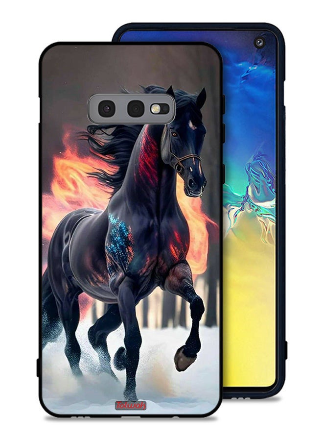 Tolwak Samsung Galaxy S10e Protective Case Cover Horse Hd - Image 1