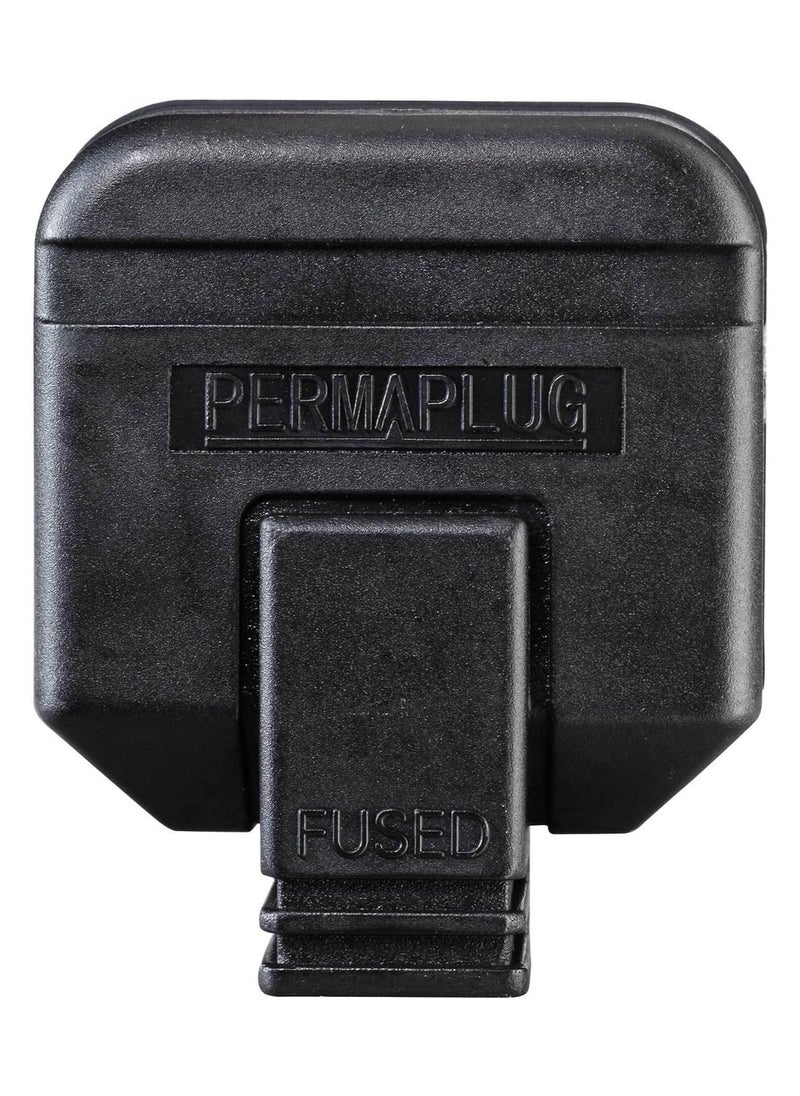 MASTERPLUG Masterplug HDPT13B-MP Heavy Duty 13 Amp Rewireable Plug, 57.5 x 48 mm, Black  - Image 2