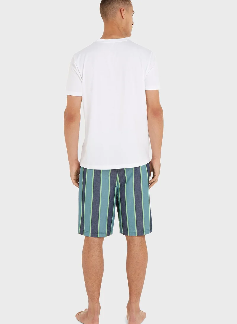 TOMMY HILFIGER Striped Pyjama Set