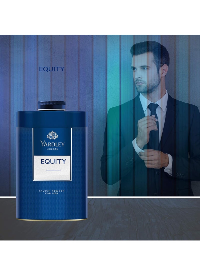 Yardley Equity Deodorising Talc For Men 250g  - Image 3