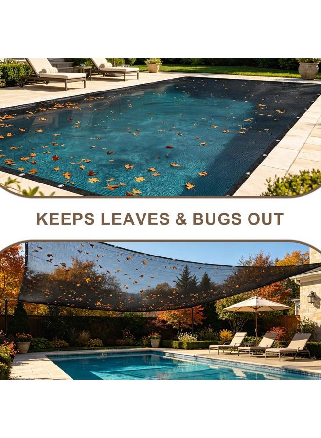 Cool Area 60-70% Sun Shade Cloth 10x12FT Mesh Tarp with Grommets Patio Screen Mesh for Canopy Garden Porch Greenhouse Pools Dump Truck Dog Kennel Black - Image 5