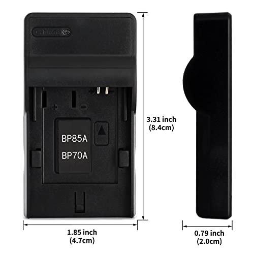 Norifon SLB-70A USB Charger for Samsung AQ100, DV100, DV101, DV150F, DV90, ES80, ES90, ES95, SL605, PL120, TL105, TL110, TL205, WB30F, WP10 Camera and More - Image 3