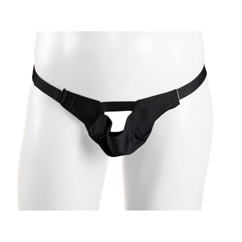 Champion Scrotal Suspensory, Breathable Sports Supporter, Mesh Jock for Men, Black, X-Large - Image 3