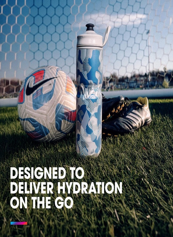 HydraPak Polar Sport Insulated Water Bottle - BPA-Free, Sport & Bike Squeeze Bottle with Handle (Pulse Blue, 600ml / 20oz) - Image 2