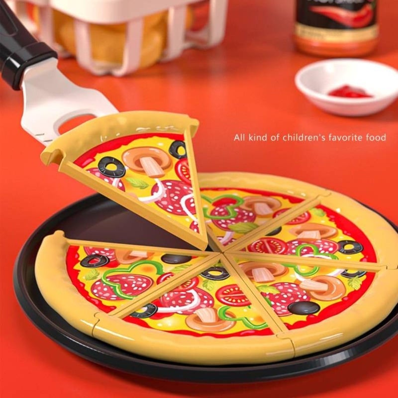 Mini Panda Mini Pizza Set for Kids 3+ - Pretend Play Kitchen Toy - Image 3