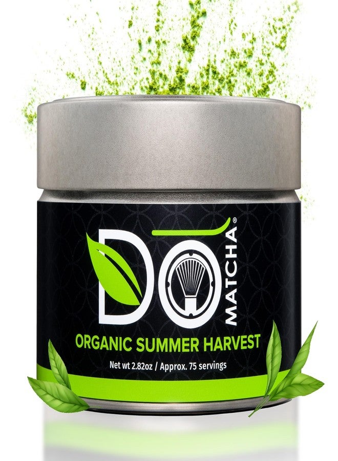 DoMatcha, Organic Summer Harvest Matcha Powder, Authentic Japanese Green Tea, Latte Grade, 2.82 oz - Image 1