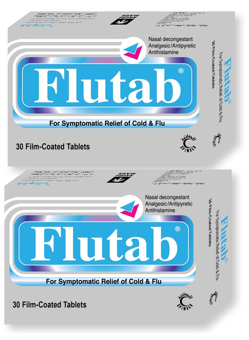 FLUTAB Pack Of 2 Flutab Tablet 30 Pcs - Image 1