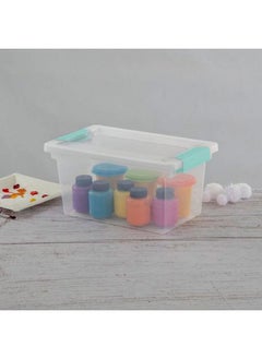 Sterilite 19628604 Medium Clip Clear Storage Box With Latched Lid 11"L X 65/8"W X 53/8"H  - Image 5