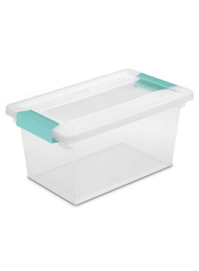 ستيريليت 19628604 صندوق تخزين شفاف بمشبك متوسط مع غطاء مغلق 11 بوصة طول × 65/8 بوصة عرض × 53/8 بوصة ارتفاع - Image 1