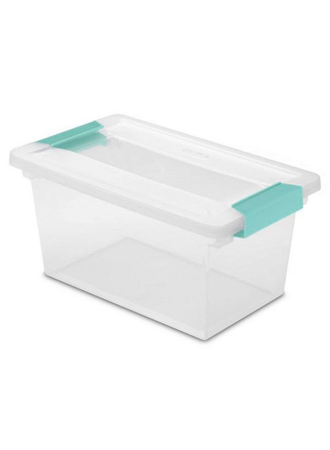 ستيريليت 19628604 صندوق تخزين شفاف بمشبك متوسط مع غطاء مغلق 11 بوصة طول × 65/8 بوصة عرض × 53/8 بوصة ارتفاع - Image 2