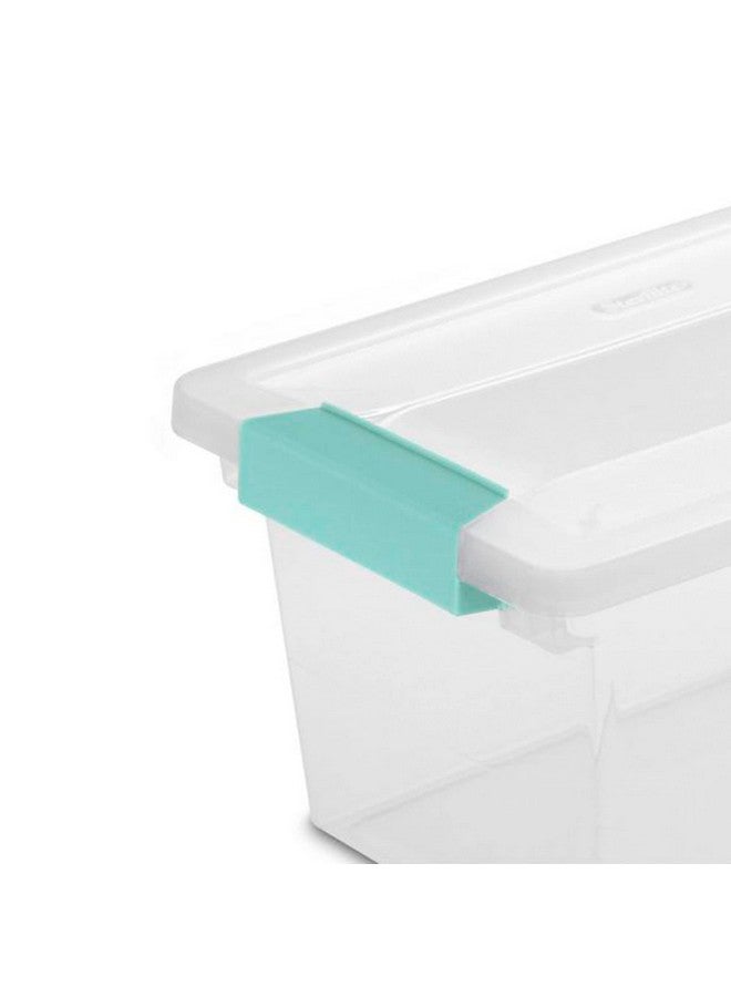 ستيريليت 19628604 صندوق تخزين شفاف بمشبك متوسط مع غطاء مغلق 11 بوصة طول × 65/8 بوصة عرض × 53/8 بوصة ارتفاع - Image 3