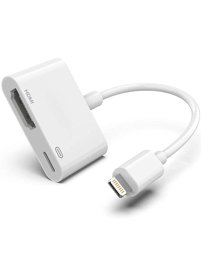 SHOPI Lightning To HDMI 1080P Digital AV Adapter Sync Screen Connector Cable for iPhone/iPad  - Image 1