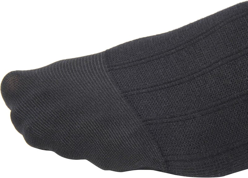 JOBST Beiersdorf Men's 15-20 mmHg Knee High Medical Compression Socks - Black, Medium - Image 2