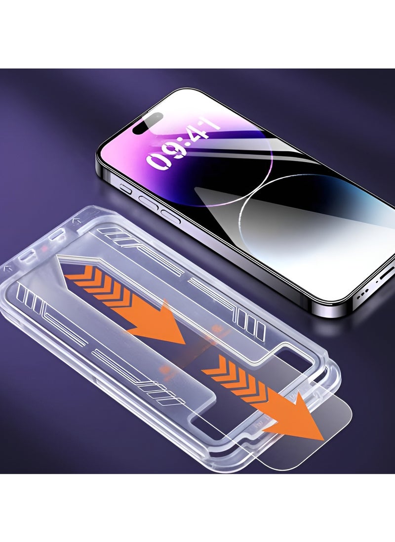 RADALIFESTYLE iPhone 15 Pro Max Screen Protector Transparent Easy Fit Tray  - Image 1