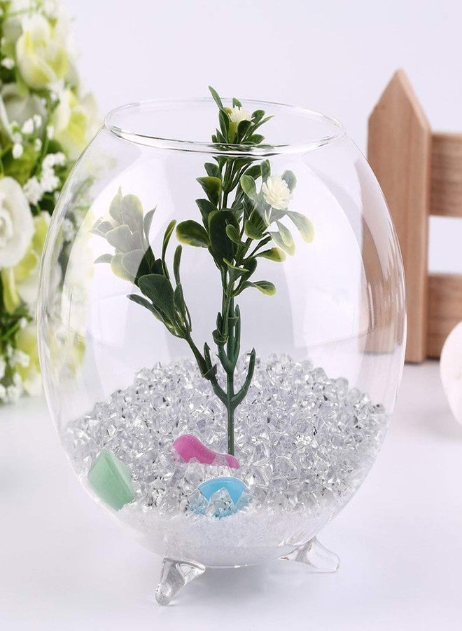 LYFJXX Fake Ice Cubes 600 PCS Clear Acrylic Rocks Vase Fillers for Centerpieces, 11 X 14 mm Crystal Gems Stones for Table Scatter,Home Decoration - Image 3