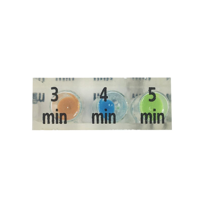 📦 طقم مؤقتات رملية أكريليك بألوان متعددة 3 قطع 4 دقائق 5 دقائق - Image 2
