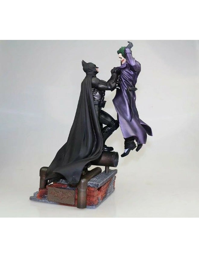 General Action Toy Figures Batman VS Joker Statue Action Figure Toy 300mm Diorama Figurals Model Toys Batman Joker Figurine  - Image 1