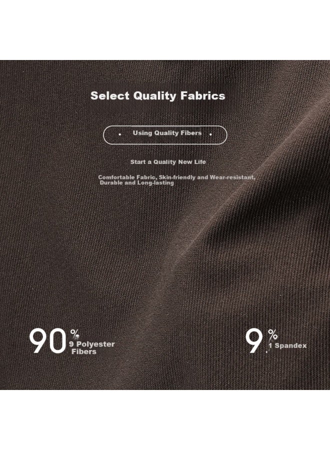 Shanshan Men's Faux Two-piece Spring And Autumn Business Casual Simple Inner Layer Men's Long-sleeve T-shirt, Elastic Comfortable Dad Top - Image 2
